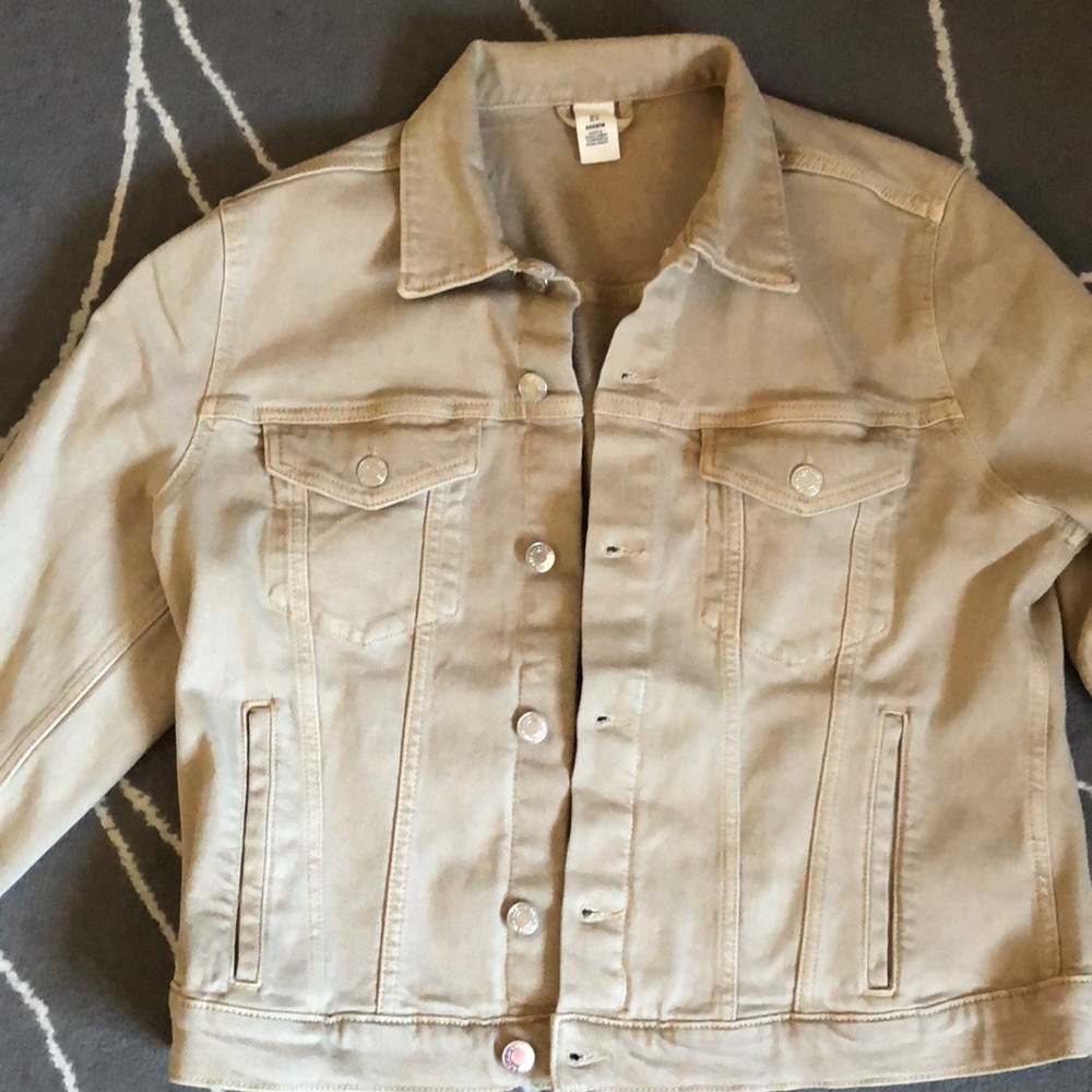 Tan denim jacket